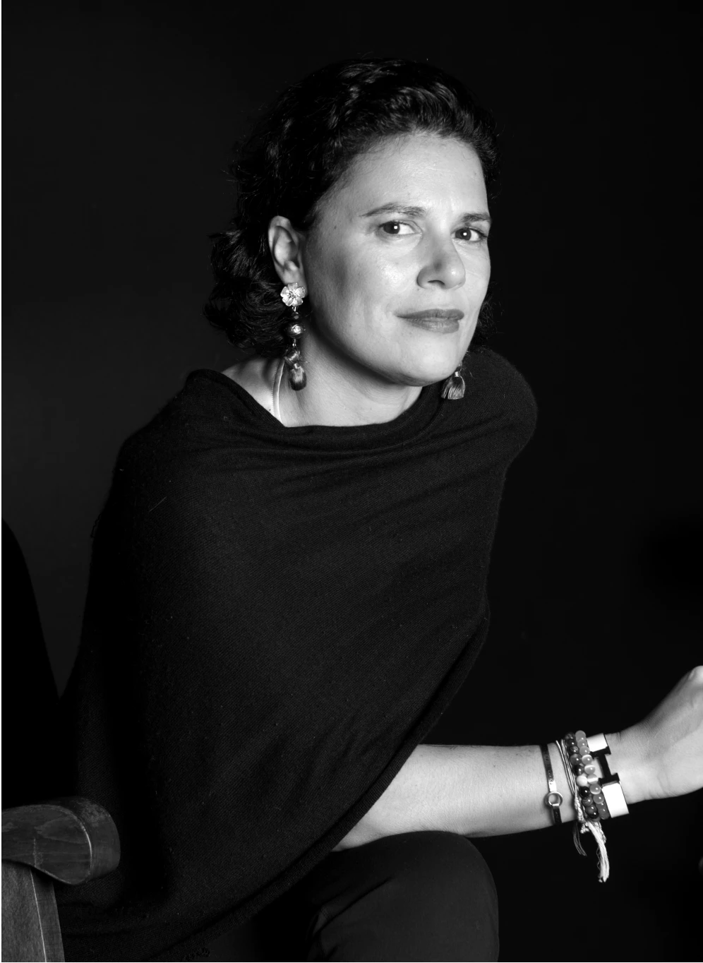 Dr. Argia Coppola, photographed in black and white by Daniela Foresto